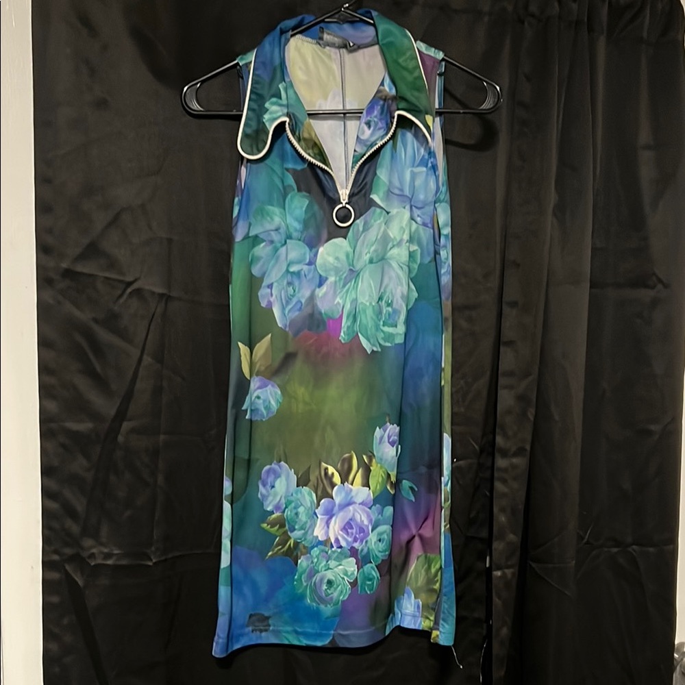 Floral Mini Dress - Multicolor